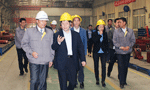 西安市委常委、常務副市長岳華峰蒞臨西瑪電機調研指導?！靼膊﹨R儀器儀表有限公司